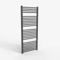 Elektrische design handdoekradiator 800 W wandmodel badkamerradiator 120 cm Tawoo L Kortingen