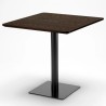 Horeca set met tafel 90x90 cm en 4 stoelen Dunmore 