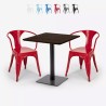 ensemble 2 chaises style et table horeca 70x70cm bar restaurants starter Prix