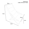 Chaise longue pliante de plage jardin et camping Canapone Achat
