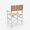 Set van 4 opvouwbare draagbare strandstoelen Regista Gold 