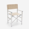 Set van 4 opvouwbare draagbare strandstoelen Regista Gold 