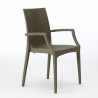 Polyrotan stoelen met armleuningen van Grand Soleil Bistrot Arm Aanbod