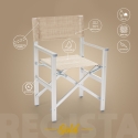 Set van 4 opvouwbare draagbare strandstoelen Regista Gold 