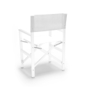 Opvouwbare strandstoel Regista Gold White Korting