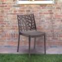 Set van 23 moderne en stapelbare stoelen Matrix BICA voor restaurant of bar Keuze