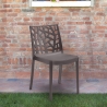 Set van 23 moderne en stapelbare stoelen Matrix BICA voor restaurant of bar Keuze