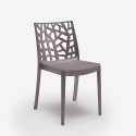 Set van 23 moderne en stapelbare stoelen Matrix BICA voor restaurant of bar 