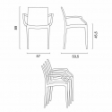 Polyrotan stoelen met armleuningen van Grand Soleil Bistrot Arm 