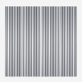 4 x decoratieve akoestische houten wandpanelen in grijs 240x60 cm Kover-DW Aanbieding
