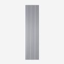 4 x decoratieve akoestische houten wandpanelen in grijs 240x60 cm Kover-DW Aanbod