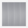 4 x decoratieve akoestische houten wandpanelen in grijs 240x60 cm Kover-DW Korting