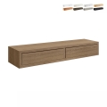 Tiroirs suspendus de salon étagère murale design moderne Domino Maxi Promotion
