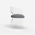 Chaise fauteuil en polycarbonate transparent design élégant Dorian Remises