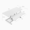 In hoogte verstelbare desktop-pc-monitorstandaard Jallo XL 