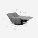 Fauteuil électrique relax design moderne inclinable chargeur USB Sara Choix