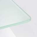 Table manucure avec plateau en verre roulettes et aspirateur Ginger Choix