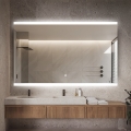 Miroir salle de bain rectangulaire rétroéclairé 130x80cm LED Krona XL Promotion