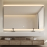 Miroir salle de bain rectangulaire rétroéclairé 130x80cm LED Krona XL Offre