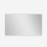 Miroir salle de bain rectangulaire rétroéclairé 130x80cm LED Krona XL Vente