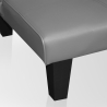 2-zits kunstlederen slaapbank in modern design Neluba Lux Keuze