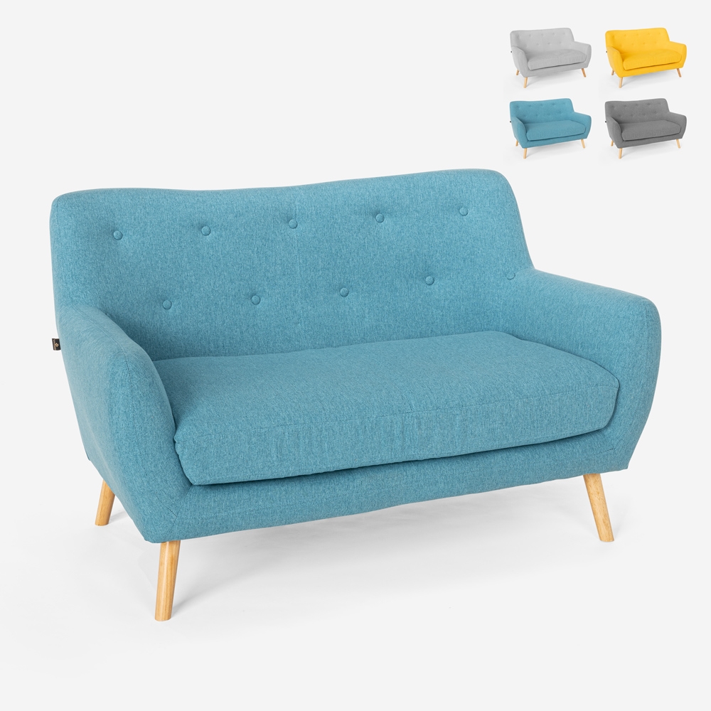 2-zitsbank van stof in modern Scandinavisch design Irvine Aanbieding 2-zitsbank van stof in modern Scandinavisch design Irvine Aanbieding