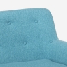2-zitsbank van stof in modern Scandinavisch design Irvine Model