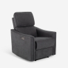 Fauteuil relax électrique ergonomique inclinable tissu port USB Chiara Promotion