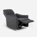 Fauteuil relax électrique ergonomique inclinable tissu port USB Chiara Offre