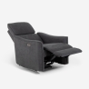 Fauteuil relax électrique ergonomique inclinable tissu port USB Chiara Offre