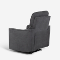 Fauteuil relax électrique ergonomique inclinable tissu port USB Chiara Remises