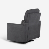 Fauteuil relax électrique ergonomique inclinable tissu port USB Chiara Remises