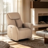 Fauteuil relax électrique inclinable design moderne avec USB Jennifer Vente
