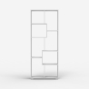 Modern design witte houten boekenkast 70 x 24 x 178 cm Kajes Aanbod
