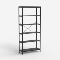 Minimalistische industriële stijl zwarte metalen boekenkast Murat

Bibliotheek plank aan de muur in industriële minimalist Aanbi