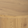 Table de salon cuisine ronde en bois 120cm pied central Bering Offre