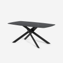 Moderne eettafel 180x90 cm met marmereffect design Tijuana Catalogus