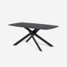 Moderne eettafel 180x90 cm met marmereffect design Tijuana Catalogus