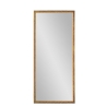 Miroir vertical doré 180x80cm mural avec support au sol Rektor Vente