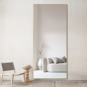 Miroir sur pied mural doré 180x80cm entrée chambre à coucher Hamstur-G Remises