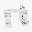 Table manucure et reconstruction des ongles avec aspirateur et tiroirs Squoval Promotion
