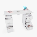 Table manucure et reconstruction des ongles avec aspirateur et tiroirs Squoval Promotion