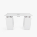 Table manucure et reconstruction des ongles avec aspirateur et tiroirs Squoval Dimensions