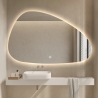 Anti-condens modern design badkamerspiegel met verlichting Humar Aanbod