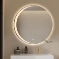 Ronde anti-condens badkamerspiegel met verlichting 70 cm Skeri XL Aanbieding