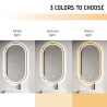Ovale badkamerspiegel met anti-condens functie en LED-verlichting Refur L Catalogus