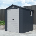 Casetta tuinhuis van polypropyleen 192x190x219cm Bracciano Aanbieding