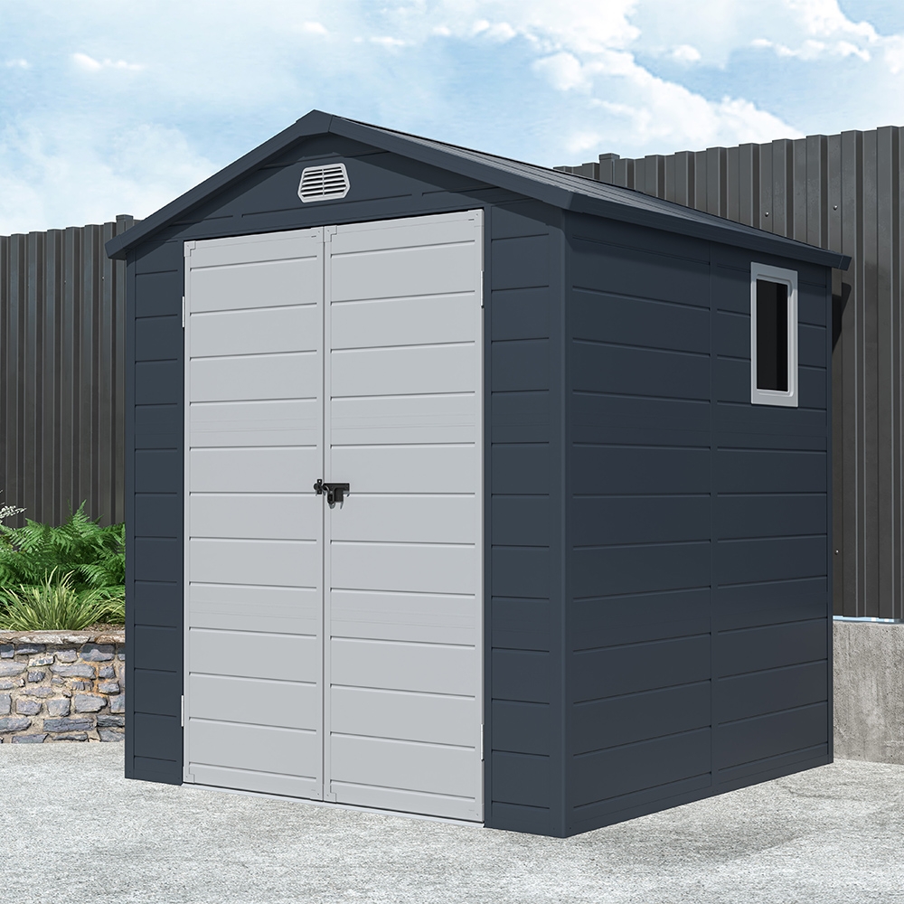 Cabane à outils en polypropylène de jardin 192x190x219cm Bracciano Promotion