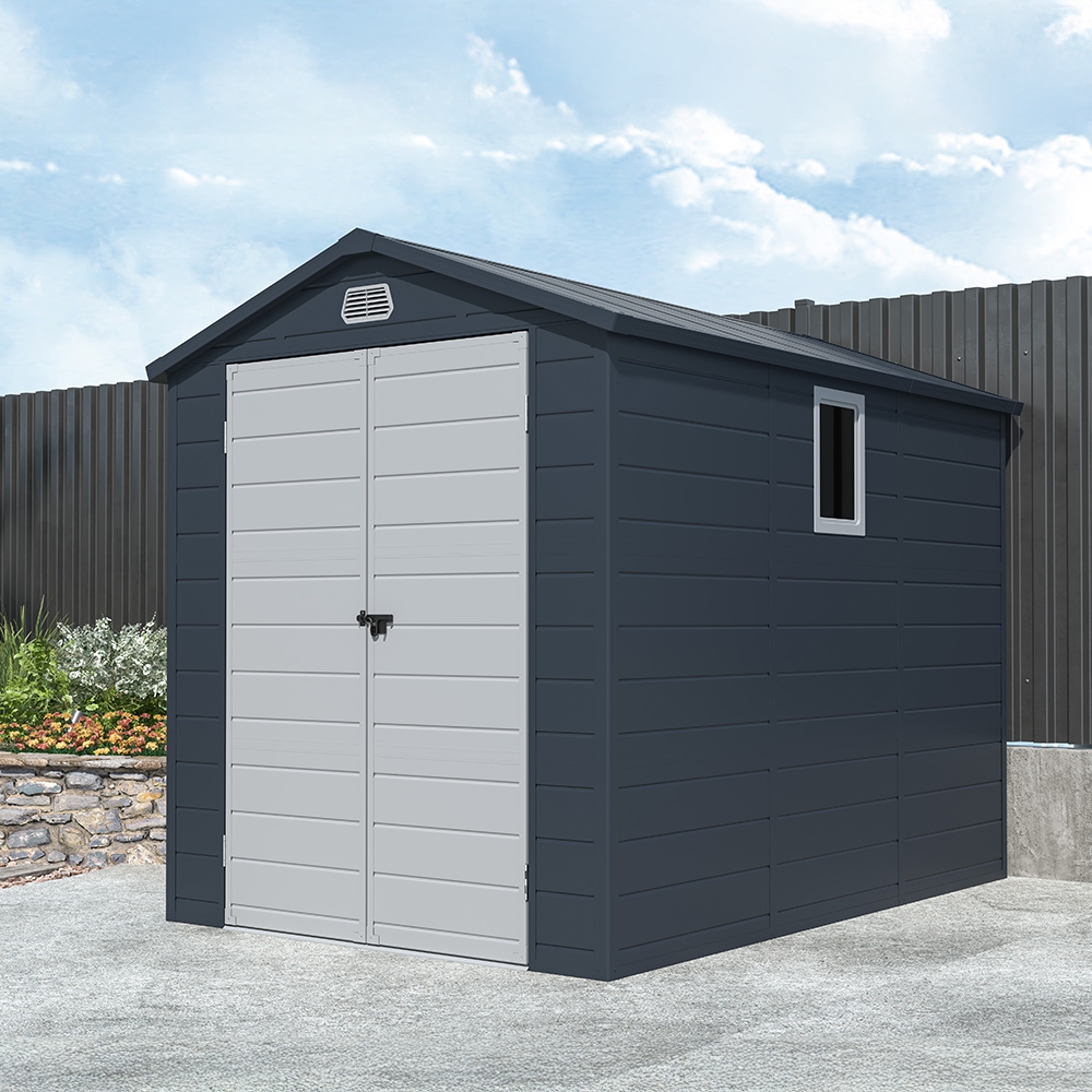 Cabane de jardin 192x278x219cm en polypropylène d'extérieur Trasimeno Promotion