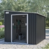 Metalen tuinhuisje voor gereedschap 214x257x193cm Ostuni Voorraad